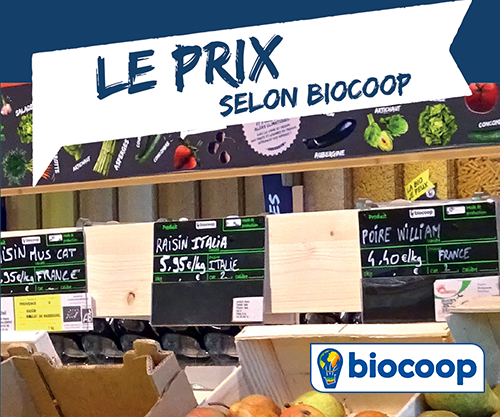 Dans votre magasin en janvier, c'est l'opération "mangez bio pas cher" !