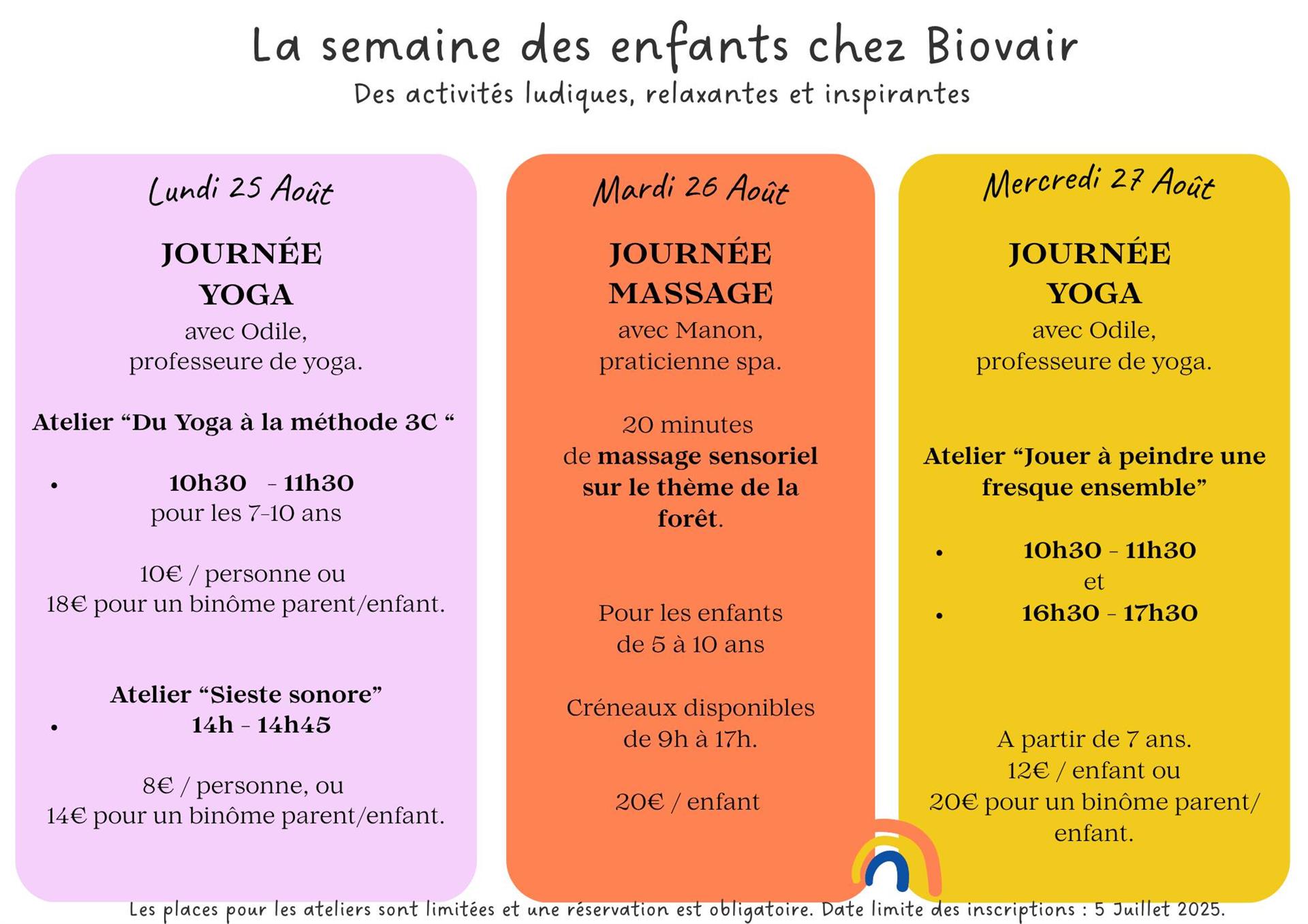 LA SEMAINE DES ENFANTS