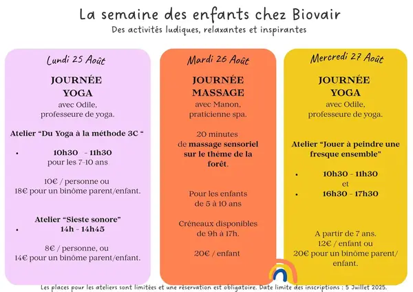 LA SEMAINE DES ENFANTS