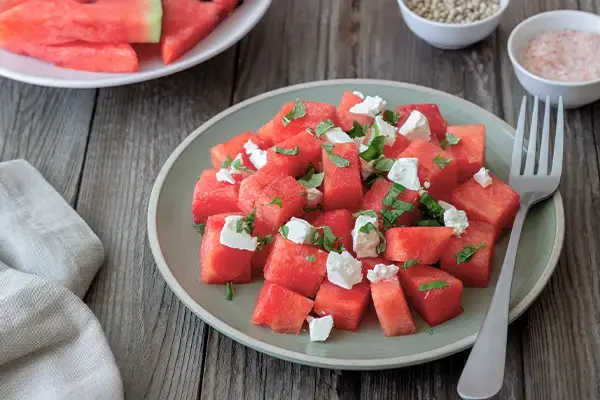 Salade de pastèque à la féta